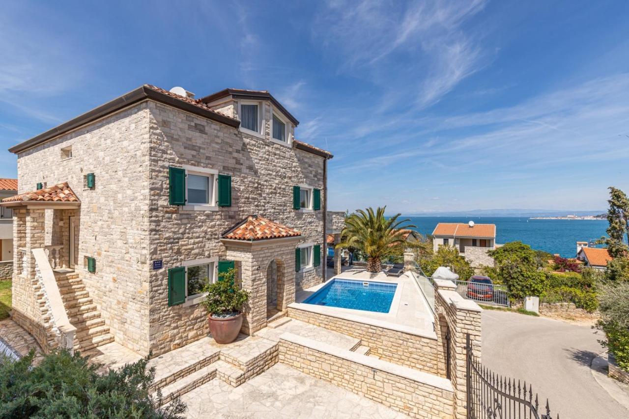 Villa Milena With Pool And Sea View スルベニ・ブル エクステリア 写真
