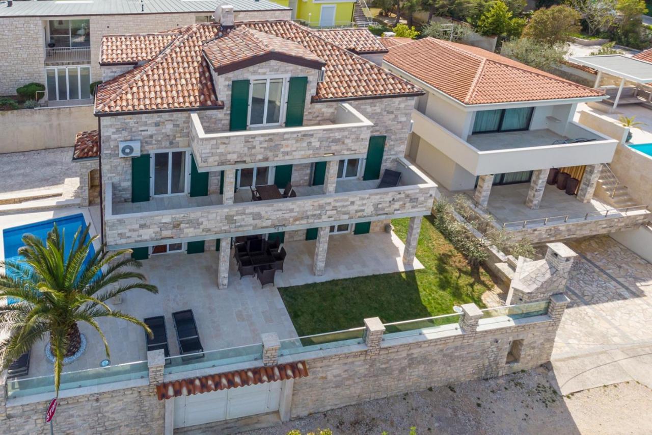 Villa Milena With Pool And Sea View スルベニ・ブル エクステリア 写真