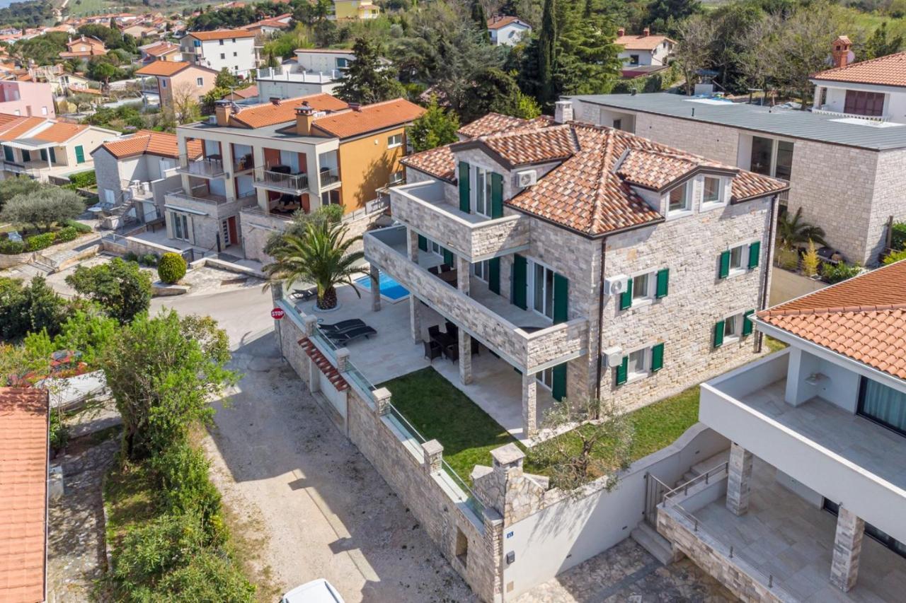 Villa Milena With Pool And Sea View スルベニ・ブル エクステリア 写真