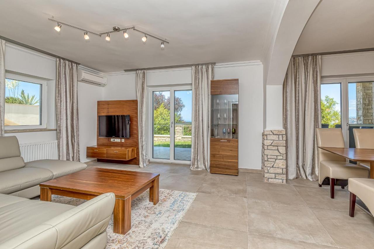 Villa Milena With Pool And Sea View スルベニ・ブル エクステリア 写真