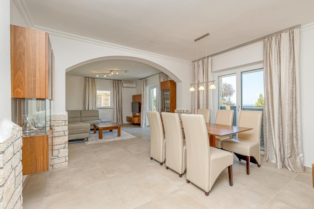 Villa Milena With Pool And Sea View スルベニ・ブル エクステリア 写真
